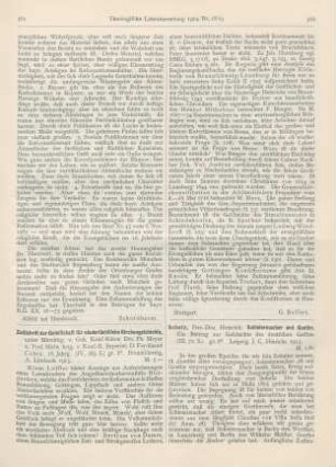 561-562 [Rezension] Cohrs, Ferdinand (Hrsg.), Zeitschrift der Gesellschaft für niedersächsische Kirchengeschichte. 18. Jahrg