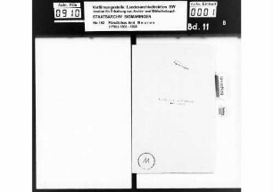 Zolltarif für das Fürstentum Hohenzollern-Sigmaringen (gedruckt)
