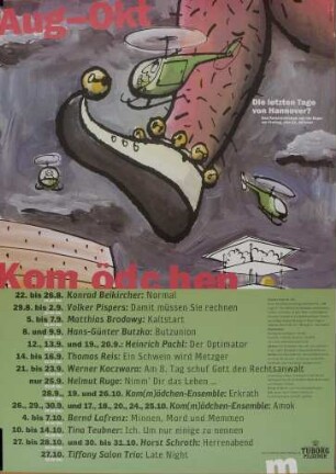 Kom(m)ödchen Aug. - Okt. [2000]