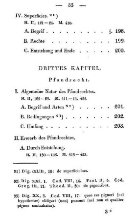 Drittes Kapitel. Pfandrecht