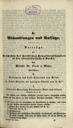 Predigt-Magazin. 21. 1851