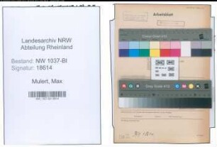 Entnazifizierung Max Mulert , geb. 08.03.1888 (Landrat)