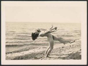 Bewegungsstudie am Strand