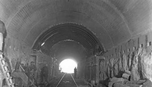 Itzelberg Brunnenkopftunnel Drainage Baukolonne