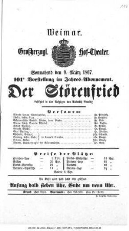 Der Störenfried