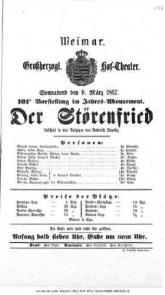Der Störenfried