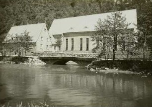 Aue, Wasserkraftwerk am Schwarzwasser