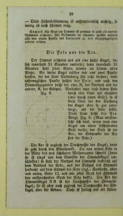Die Pole und die Axe