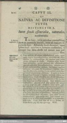 Caput II. De Natura Ac Definitione Feudi