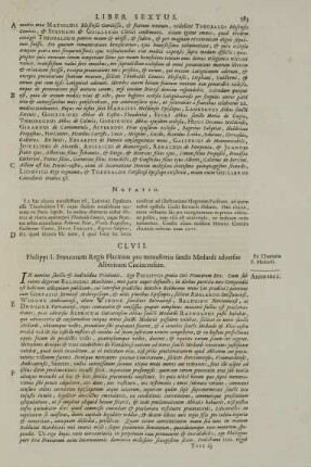 CLVII. Philippi I. Francorum Regis Placitum pro monasterio sancti Medardi adversus Albericum Cociacensem.