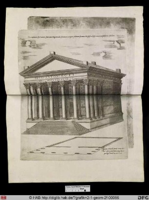 Der Tempel des Antoninus und der Faustina.