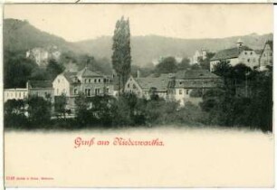 Niederwartha. Blick nach Niederwartha