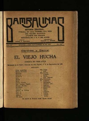 El viejo hucha : comedia en tres actos