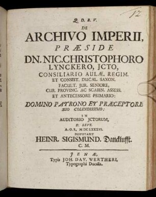 De Archivo Imperii