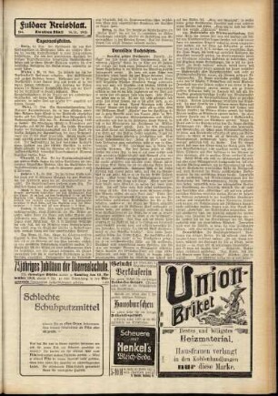 Zweite Ausgabe vom Freitag, den 14. November 1913.