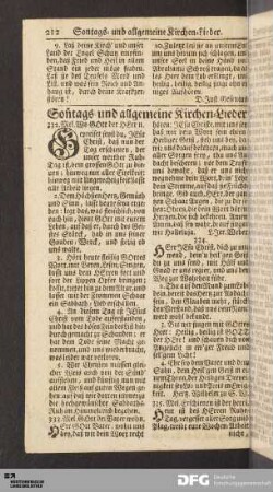 Sontags- und allgemeine Kirchen-Lieder.