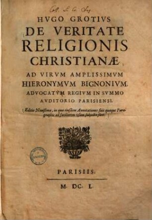 De Veritate Religionis Christianae