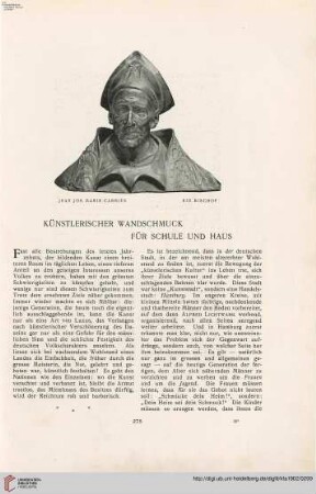 17: Künstlerischer Wandschmuck für Schule und Haus