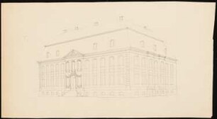 Schloss Branitz: Perspektivische Ansicht
