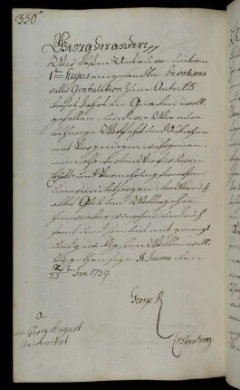 Gnadenbekundung des Königs zum Jahreswechsel.
