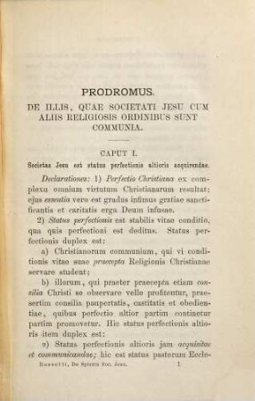 De spiritu Societatis Jesu : auctore Julio Costa Rossetti. cum approb.
