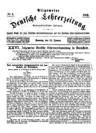 Über harmonisches Zusammenwirken auf dem Gebiete der Volksschule
