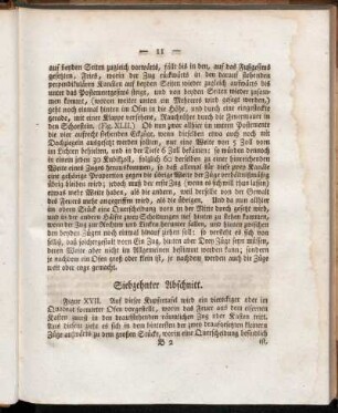 Siebzehnter Abschnitt. - Zwanzigster Abschnitt.