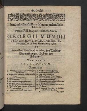 Tractatus Proloquium.