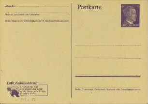 Faßt Kohlenklau!