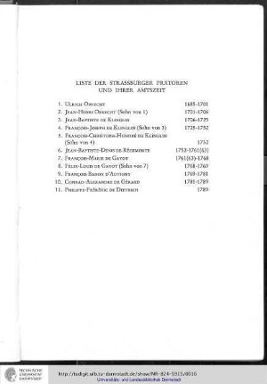 Liste der Prätoren