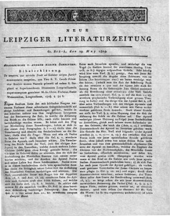 1809-05-19 : 60. Stück