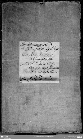 Ave regina - Mus.2477-E-10 : A, orch, bc - F; HanH 117