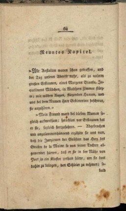 Neuntes Kapitel. - Zehntes Kapitel.