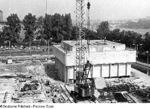 Opernhaus. Baukörper der Probebühne