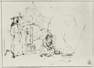 Christus als Gärtner vor Maria Magdalena