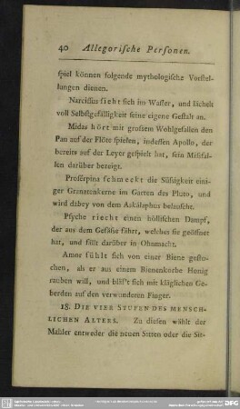 18. Die vier Stufen des menschlichen Alters
