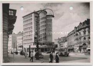 Frankfurt am Main, Zeil, Hauptwache und St.-Katharinen-Kirche