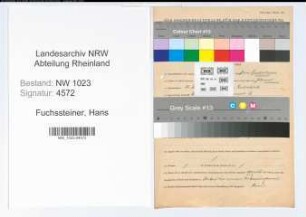 Entnazifizierung Hans Fuchssteiner , geb. 22.05.1873 (Verw.Angest.)
