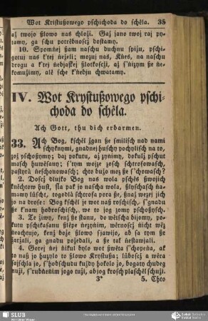 IV. Wot krystußowego pschichoda do schèla