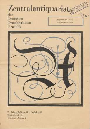 Nr. 1126: Sittengeschichte