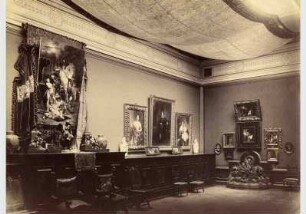 Blick in die Gedenkausstellung zum Tod von Gustav Richter in der Nationalgalerie