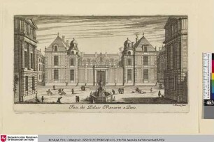 Le Grand Marot, Bl. 76: Face du Palais Mazarin a Paris