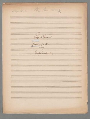 Prope est Dominus op. 58,2 - BSB Mus.ms. 4536-2
