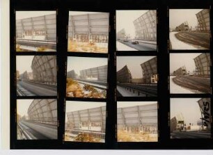 Lärmschutzwand - Flughafen Frankfurt, 1986