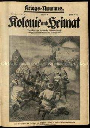 Kolonialzeitung Kolonie und Heimat, Jahrgang 9, 1915/16, Ausgabe A, Kriegsnummer, Nr. 1-52
