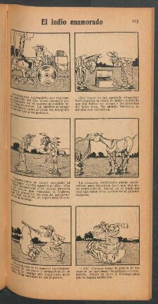 El indio enamorado - [Comic]
