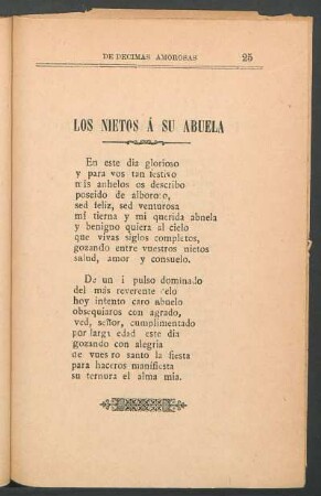Los nietos á su abuela