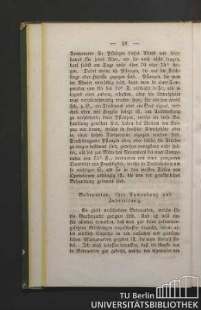 Bodenarten, ihre Anwendung und Zubereitung.