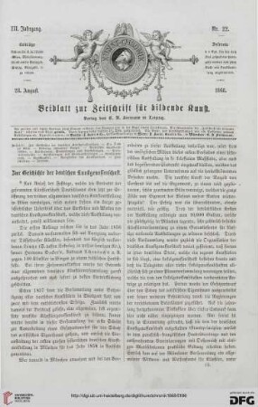 Heft 22 (28. August 1868)
