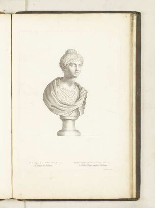 Buste antique de marbre, d'une Dame Grecque. Au Palais des Thuilleries.